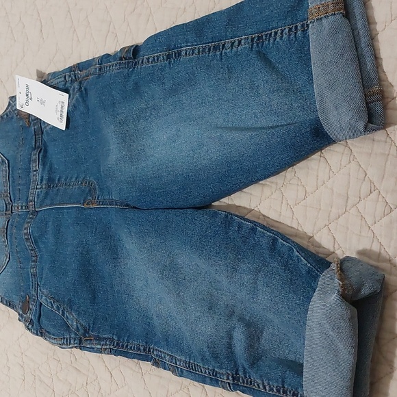 OshKosh B'gosh Blue Denim Kids Overalls - Picture 4 of 5